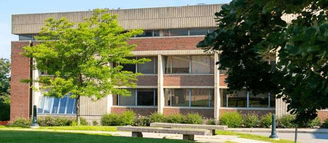 brick facade of Rowell Hall