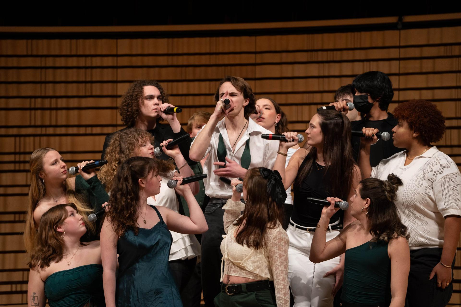 Student A Cappella Group performing
