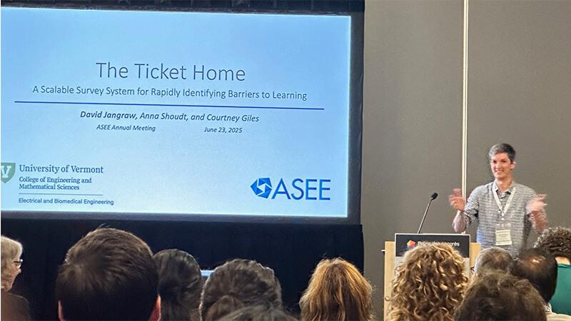 Dr. David Jangraw shares his paper at the 2025 ASEE Conference in Montreal
