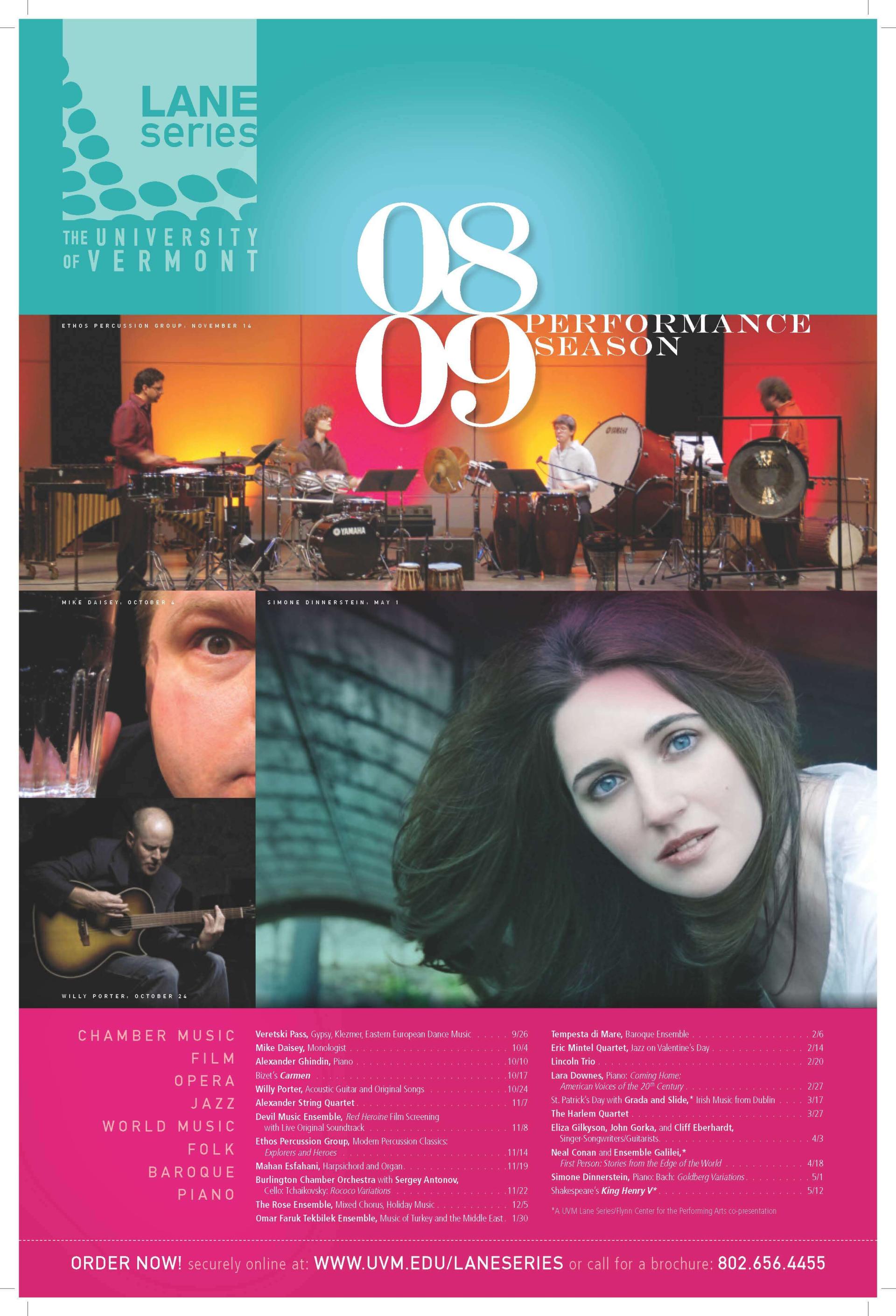 Lane Series 2008-2009 poster