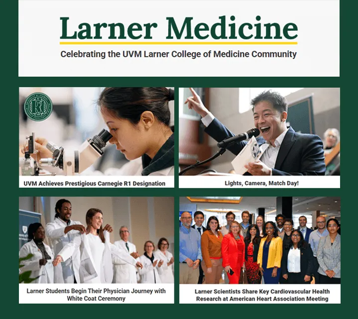 Larner Medicine Newsletter Covers
