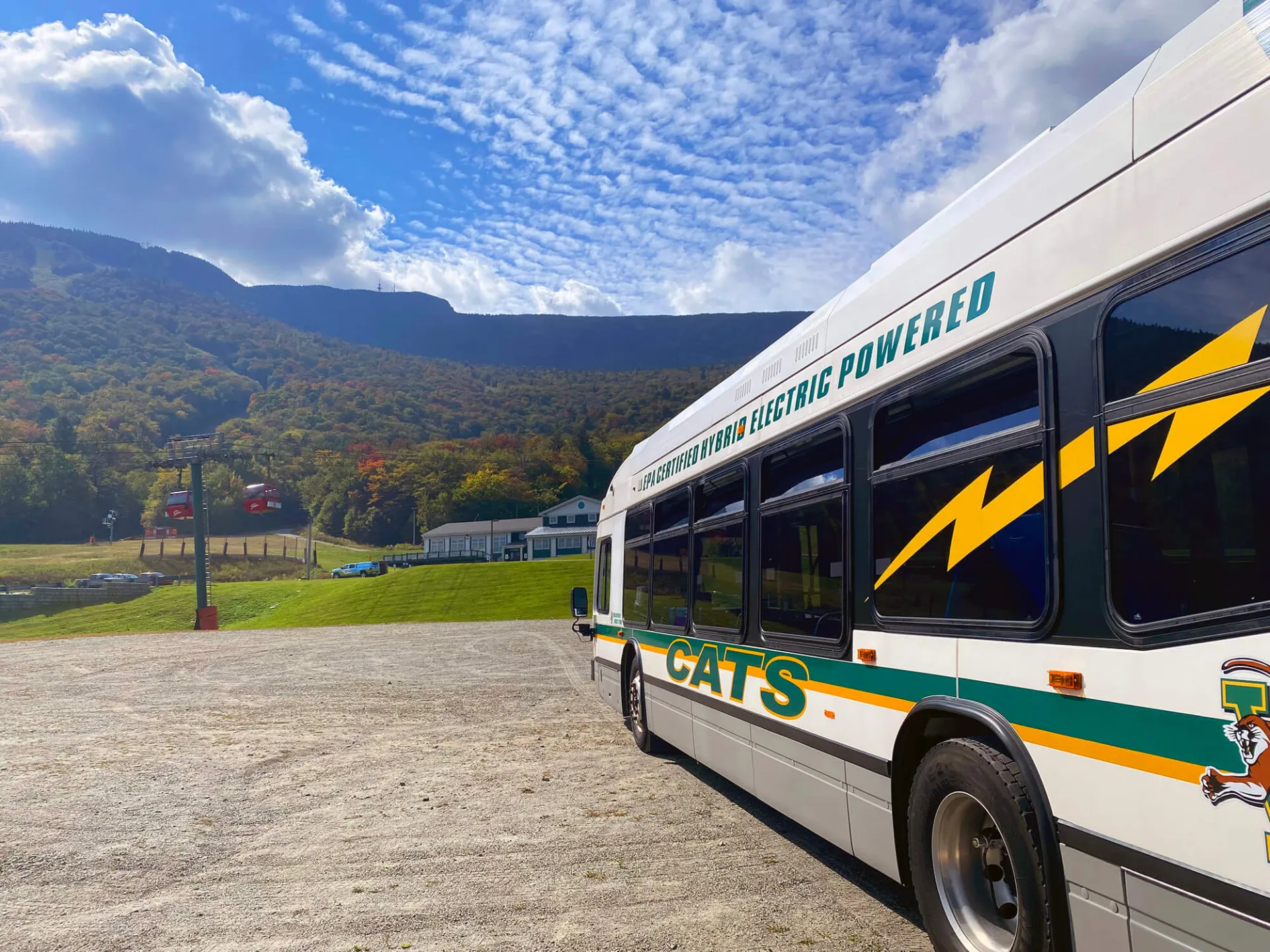 CATS Bus Charter Bus at Stowe
