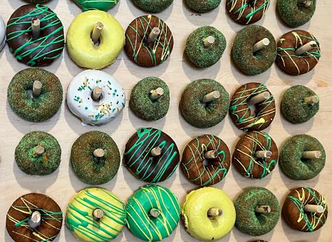 our famous donut wall