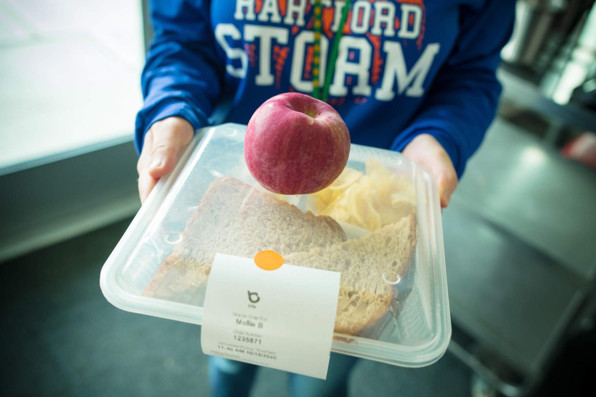 Reusable take-out tray