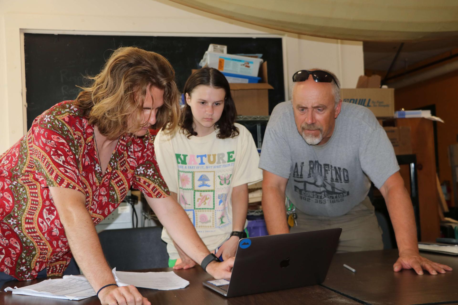 WRV Interns with Trail planner