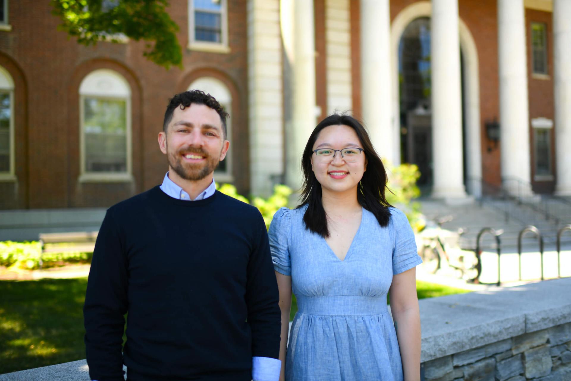Matthew McCluskey and Wang Jaio.