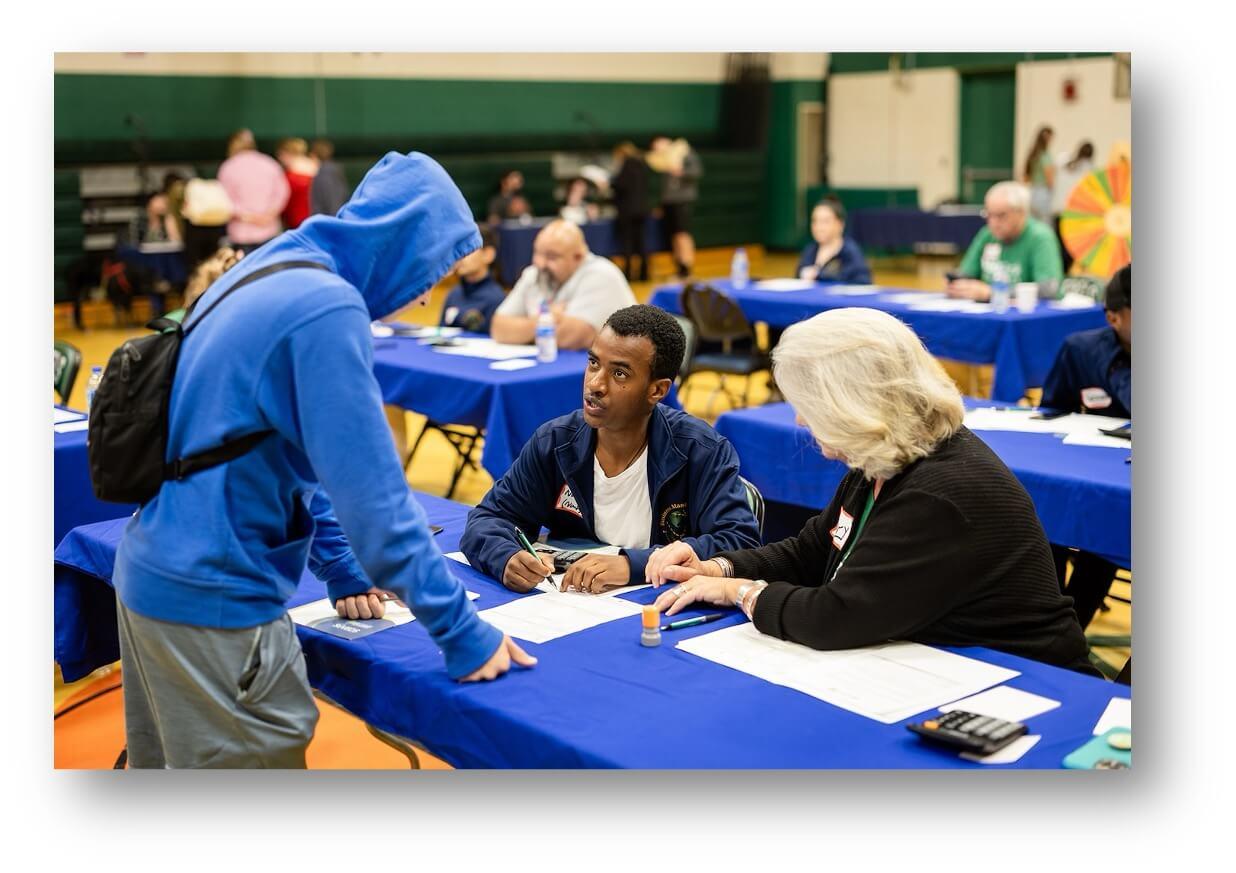 Participants in a Leahy partnership project