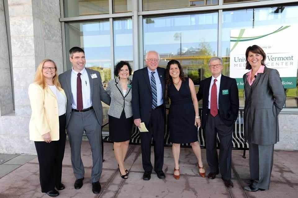 Bernie Sanders, Cara Feldman-Hunt, Patricia Prelock