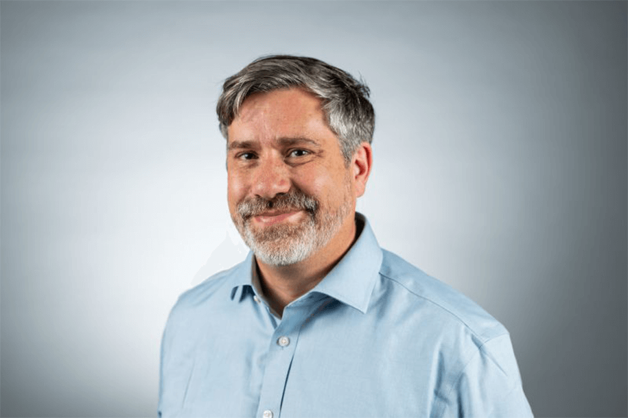 a man smiling