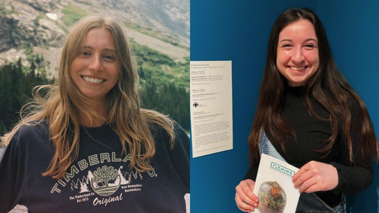 Grace Elston (left) and Zoe Alpert (right)