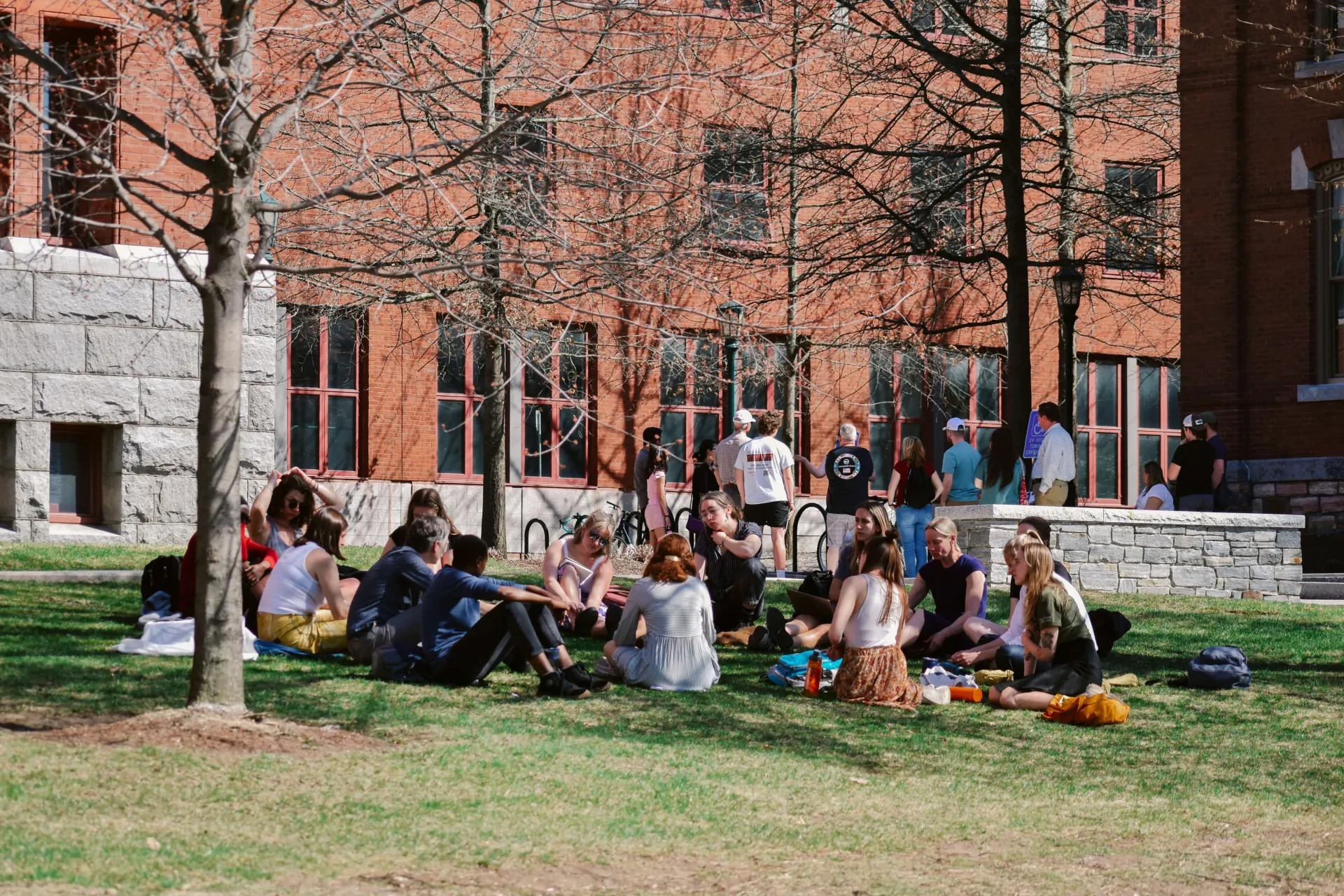 Snapshot of campus life in the fall