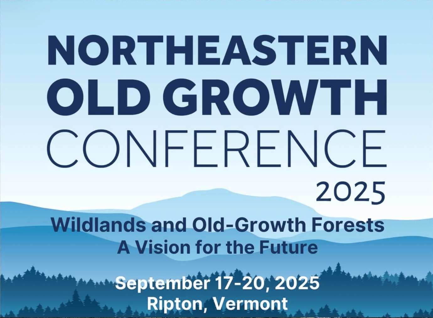 Northeastern Old Growth Conference 2025 logo