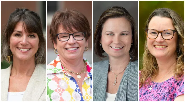 Audrey Richardson, Andrea Wasson, Abby Hanscom, and Christina Goodwin
