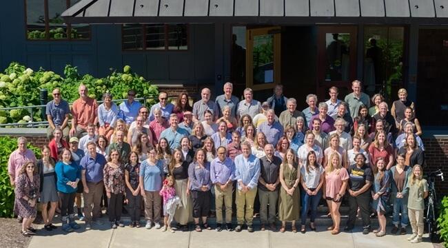 RSENR faculty and staff in a group photo at the August faculty and staff retreat in 2025