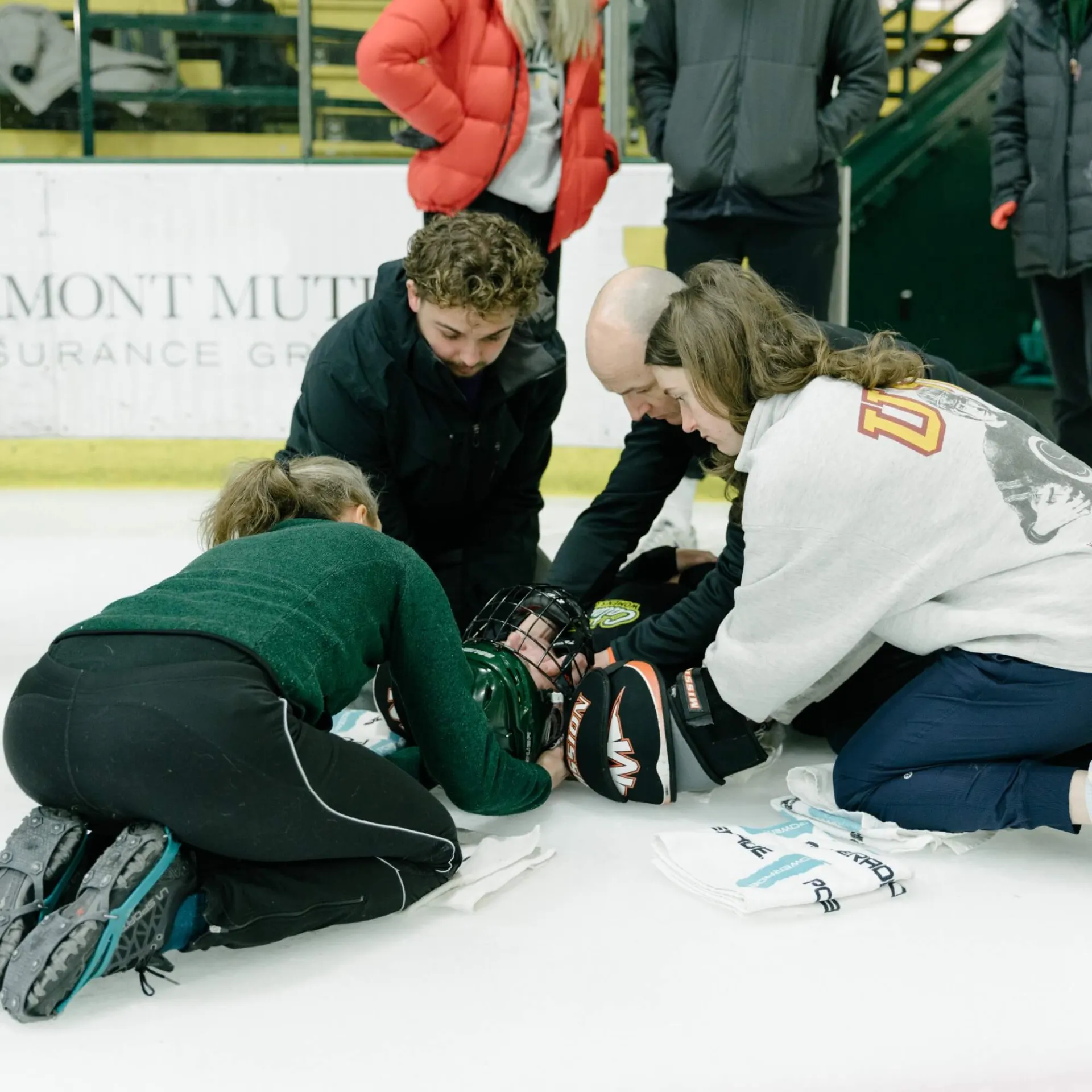First responder training with injured athlete