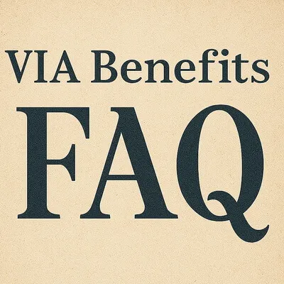 VIA Benefits FAQ