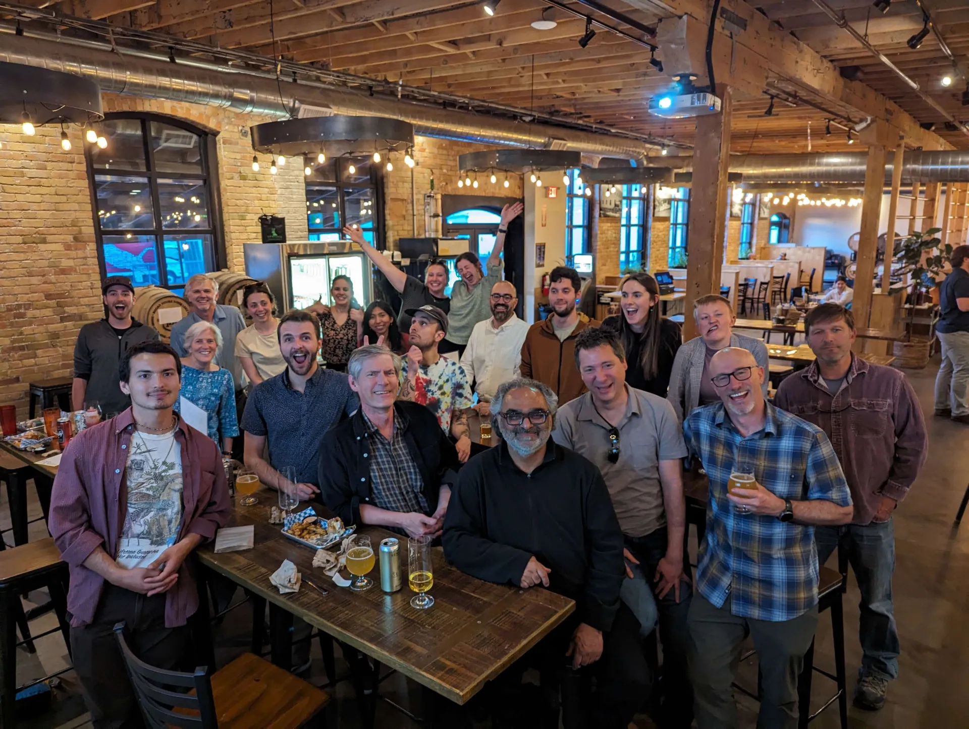 Large group of faculty