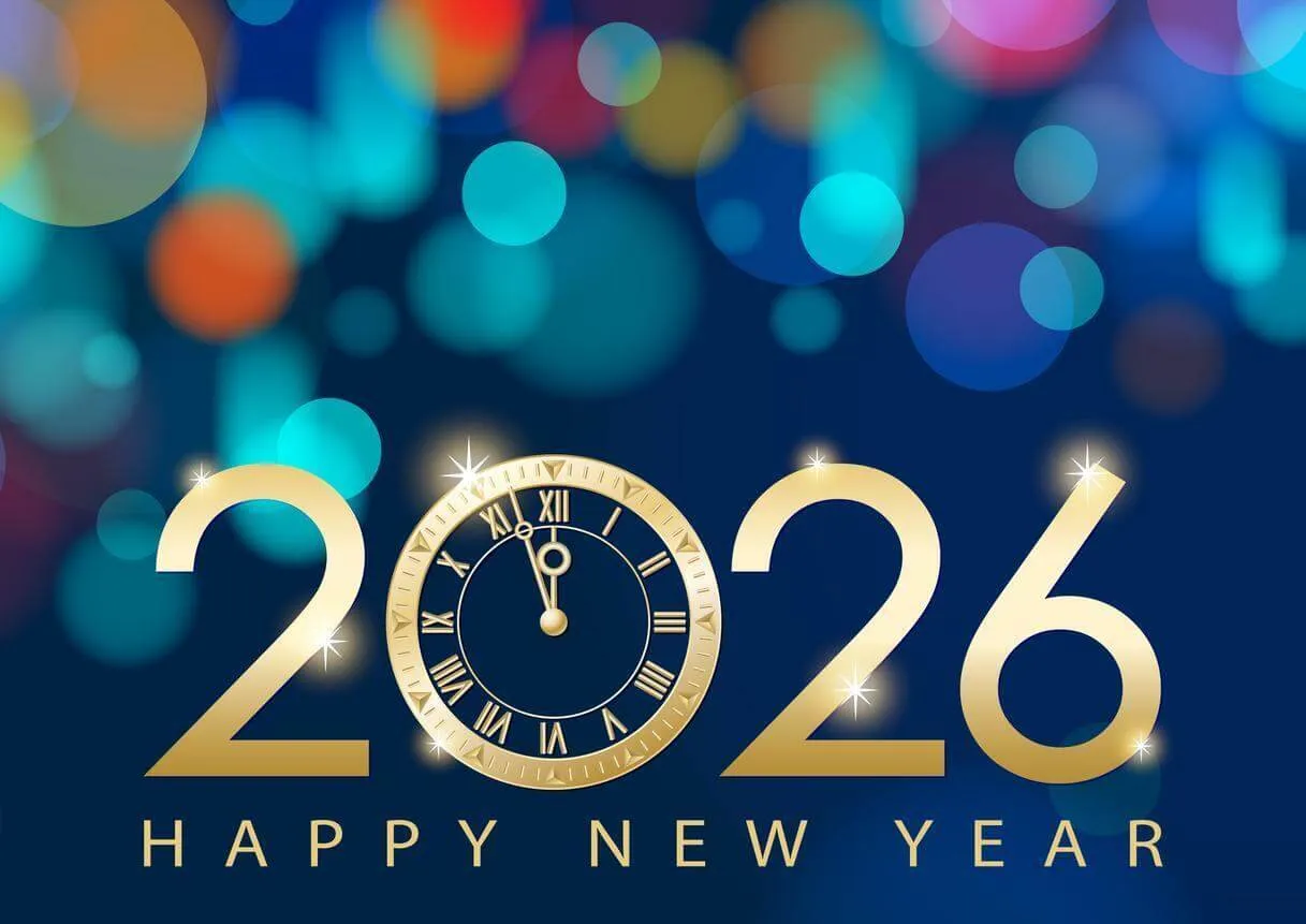 2026 Happy New Year Graphic