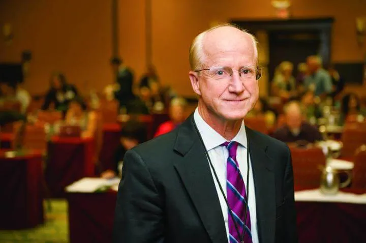 Stephen Higgins smiling at the camera