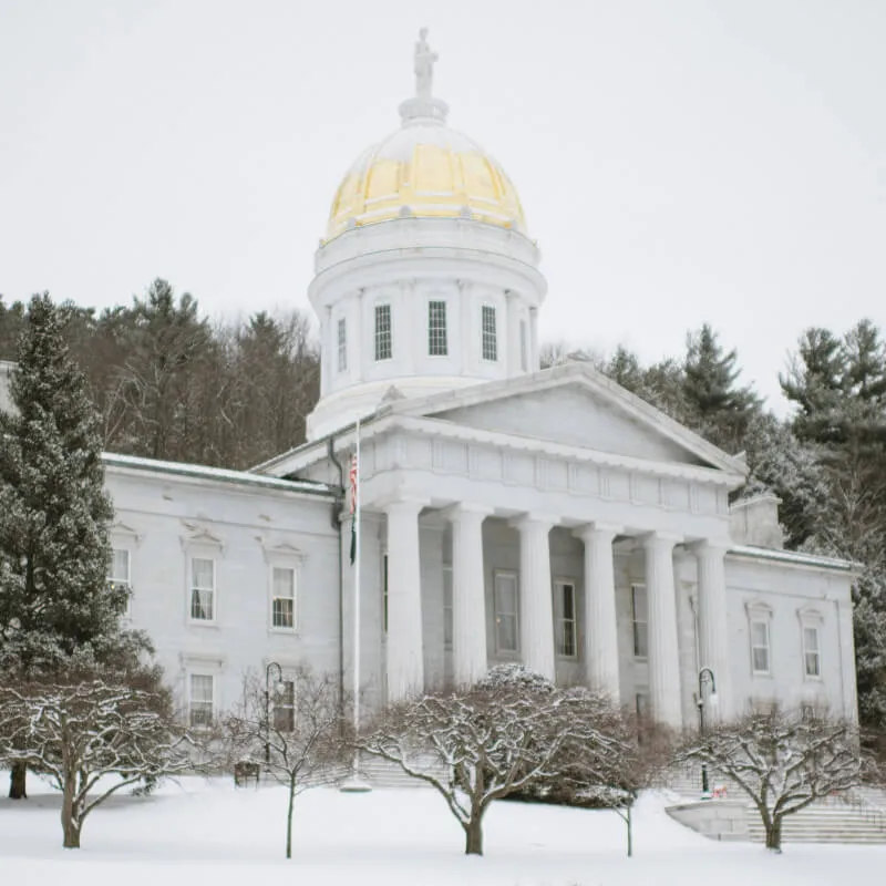 picture of state house in montpelier Vermont