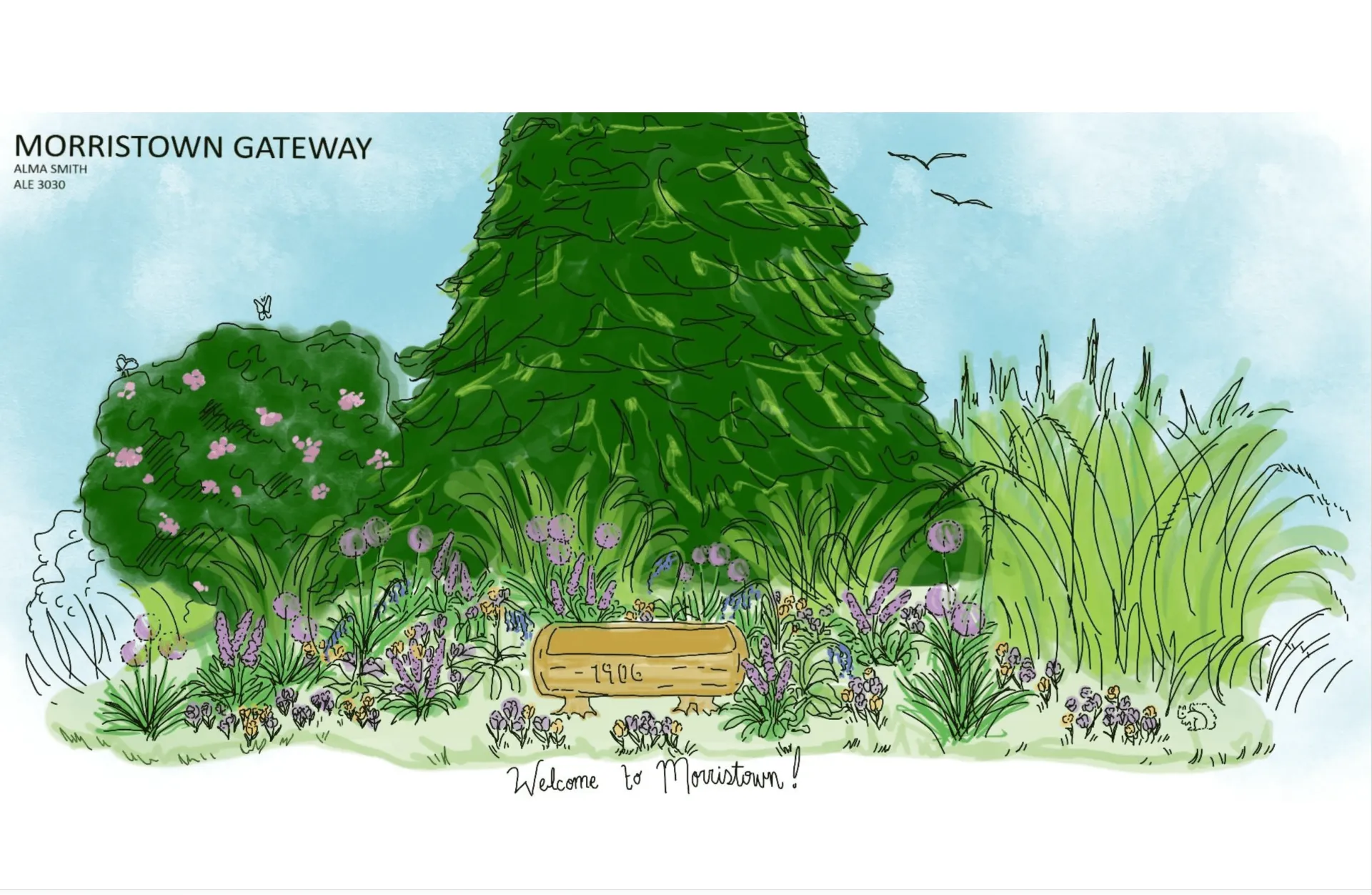 Illustration of the Gateway garden