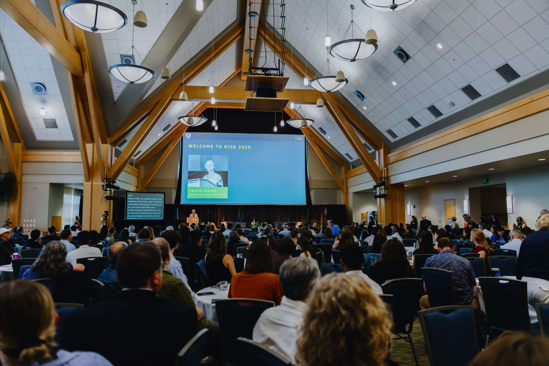 Wide shot of crowd at 2025 RISE Summit