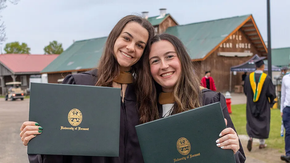 Students in the Master of Accountancy at the Graduate College commencement ceremony for 2026 at UVM