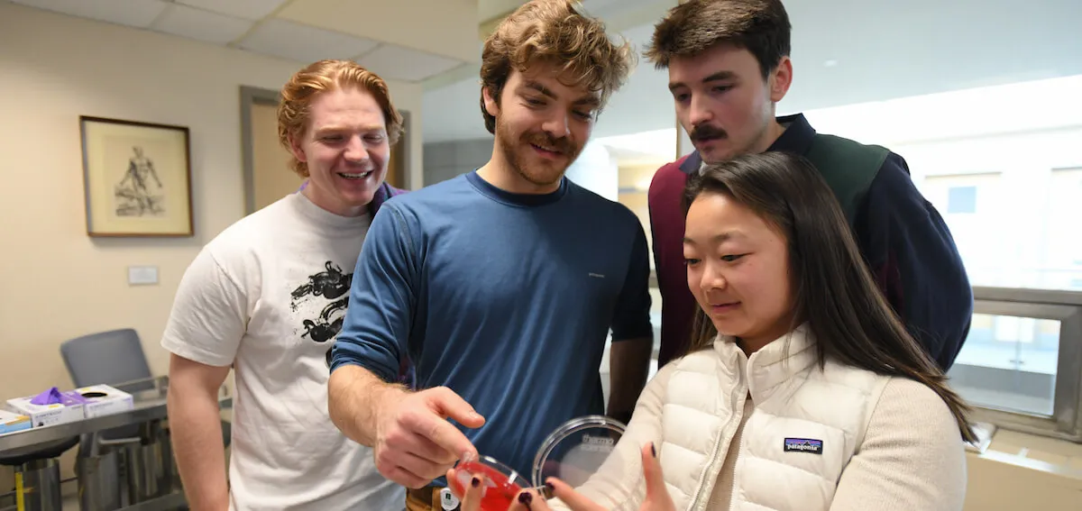 students in lab 