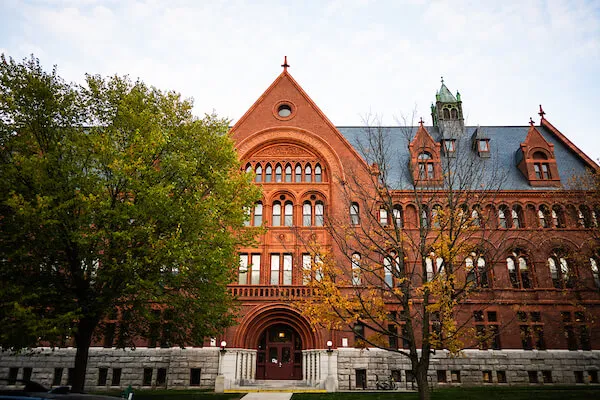 Brick building