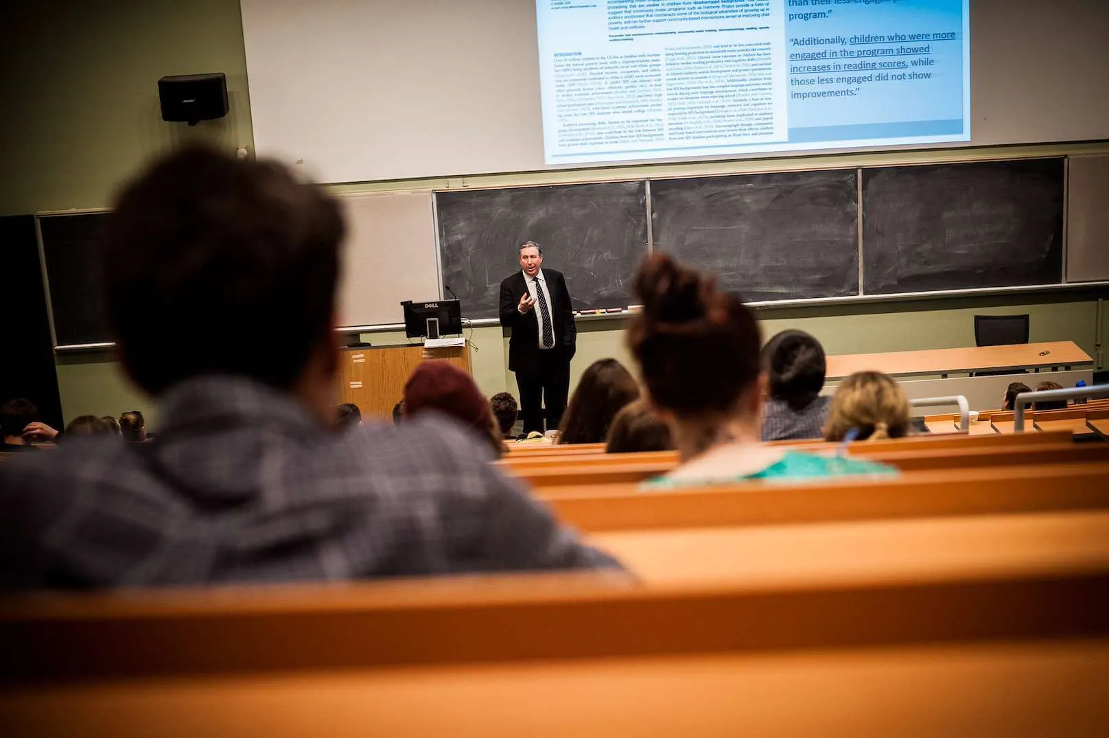 person teaching
