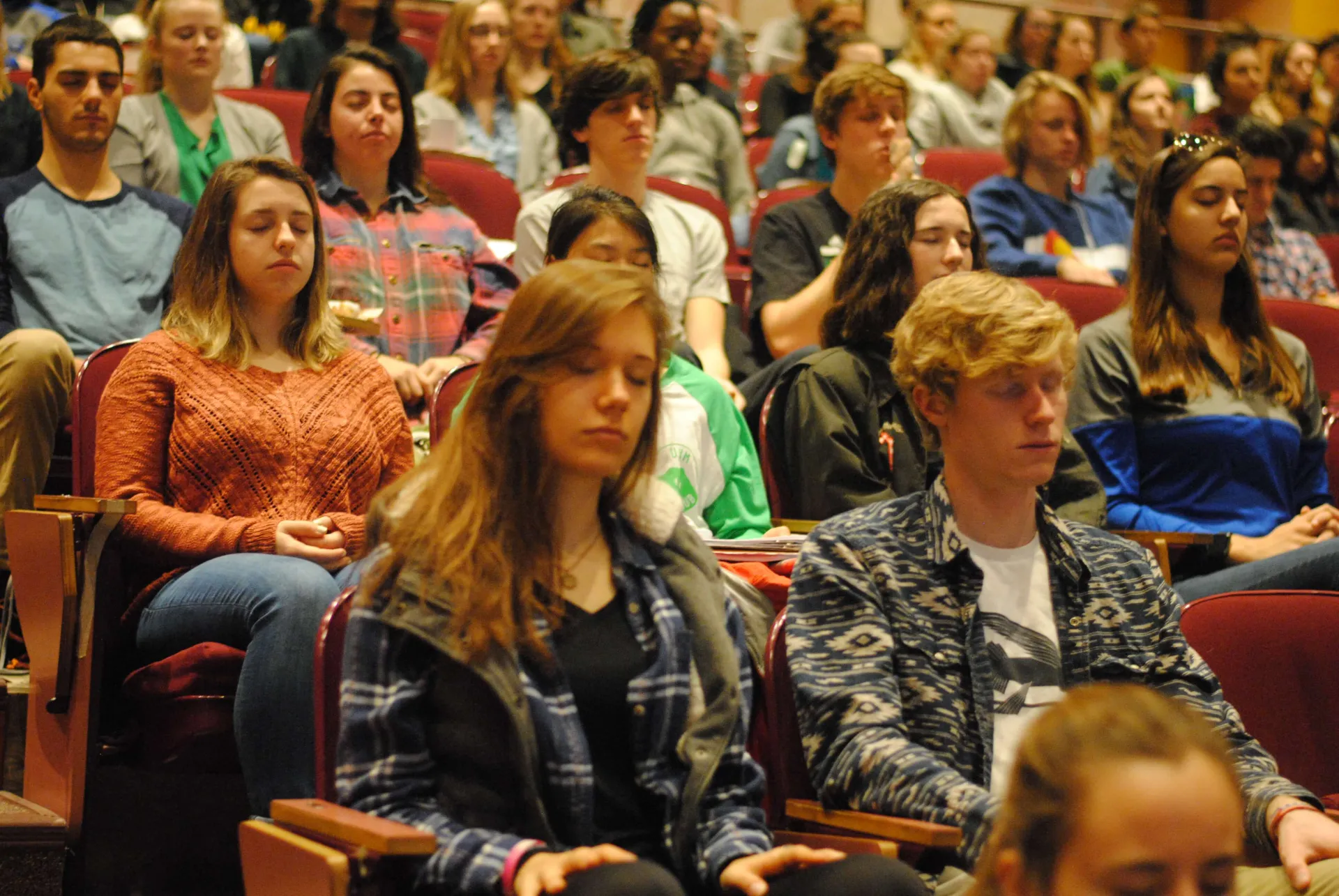students in class