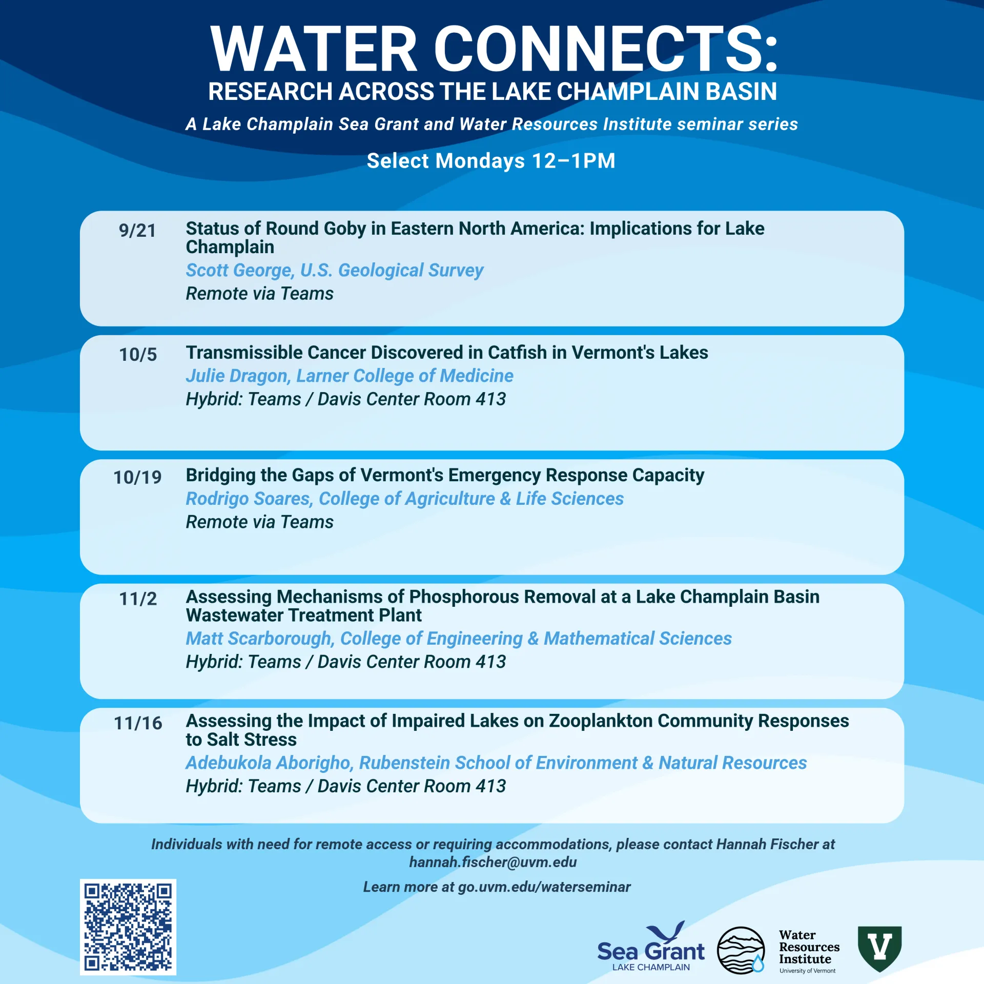 WRI LCSG Seminar Schedule