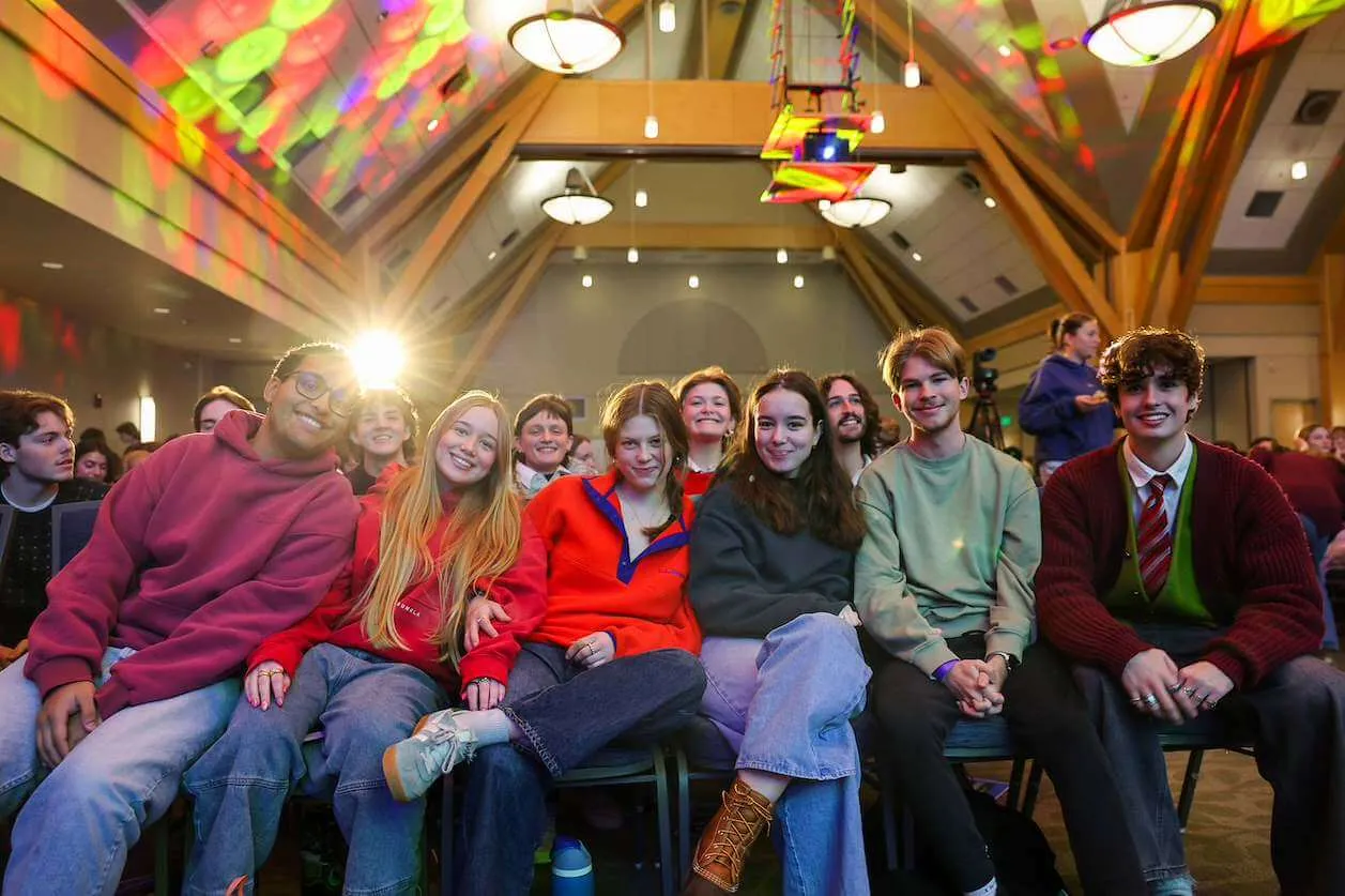 students smiling 