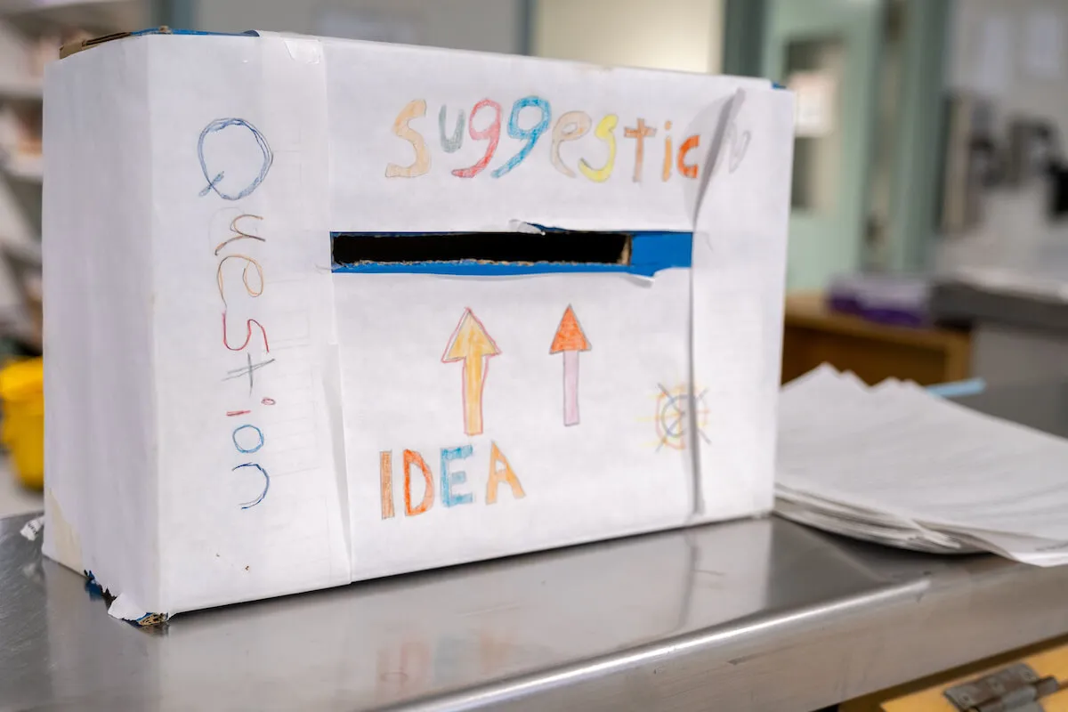 suggestion box