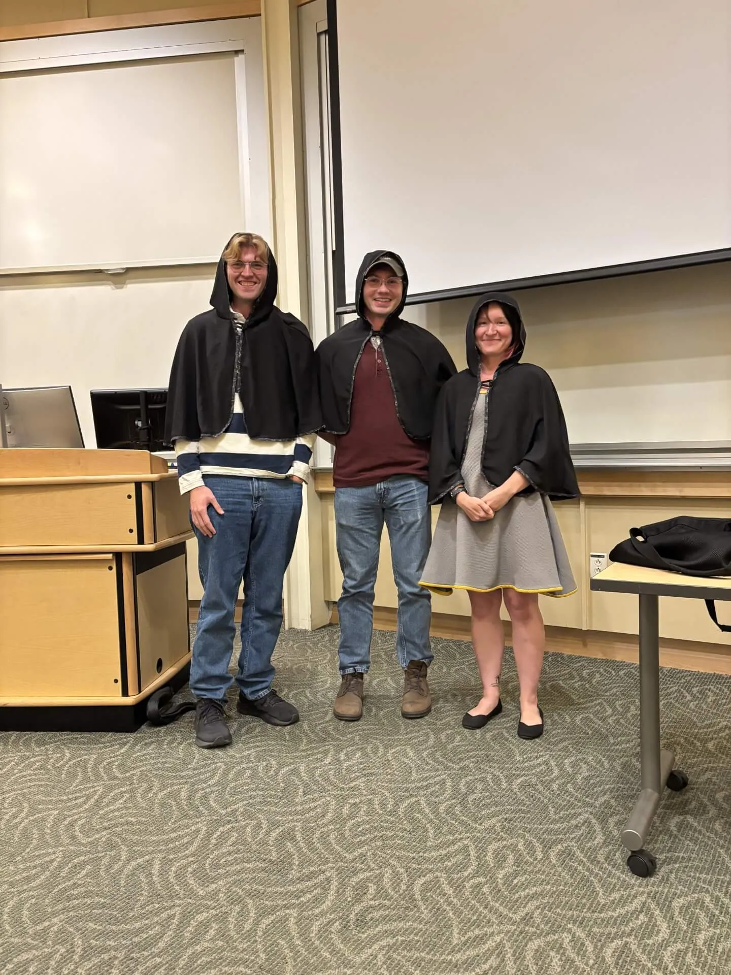 Students facing the camera