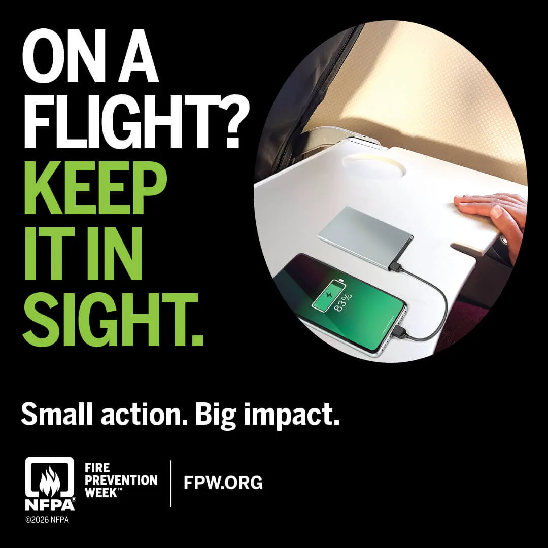 On a flight? Keep it in sight.