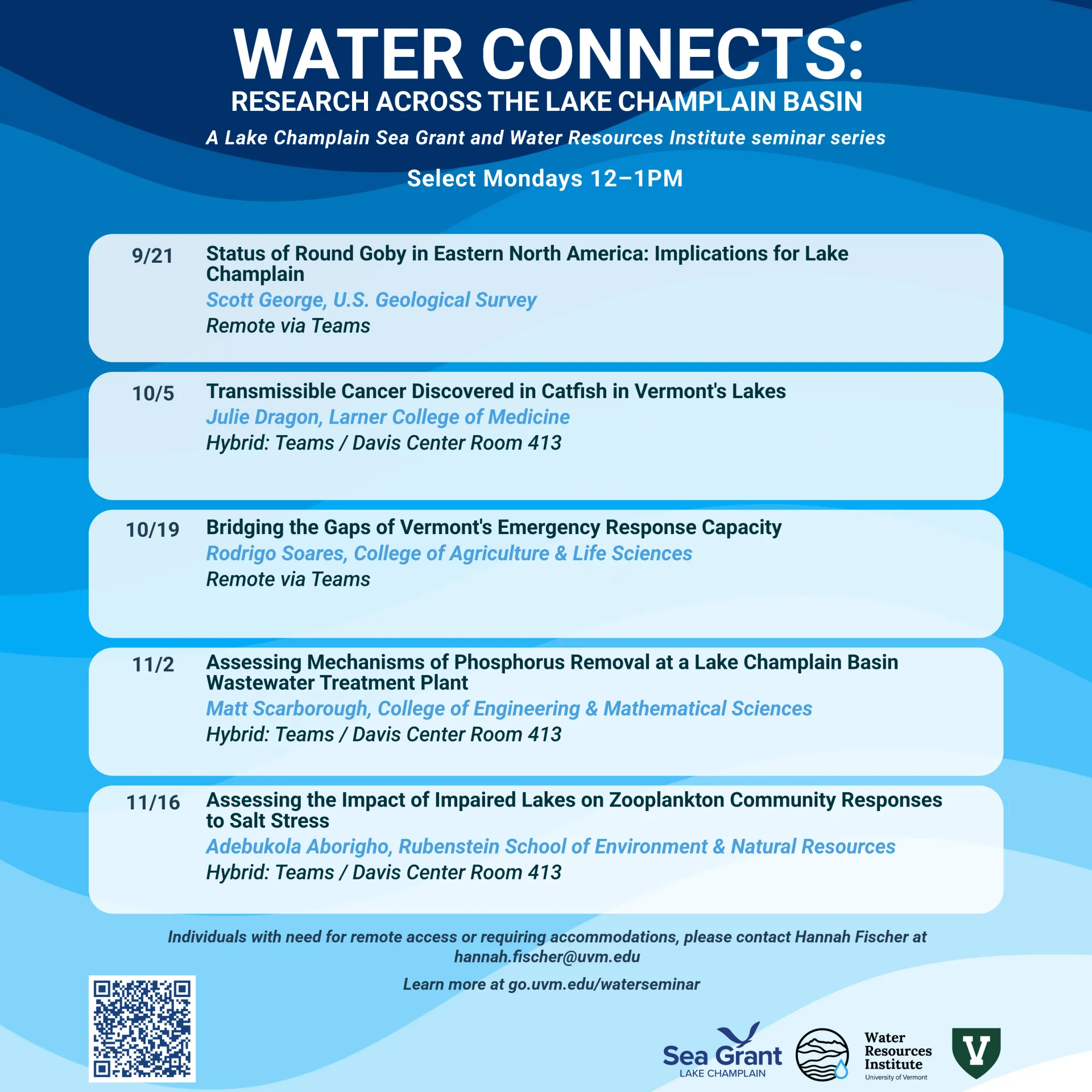 WRI LCSG Seminar Schedule