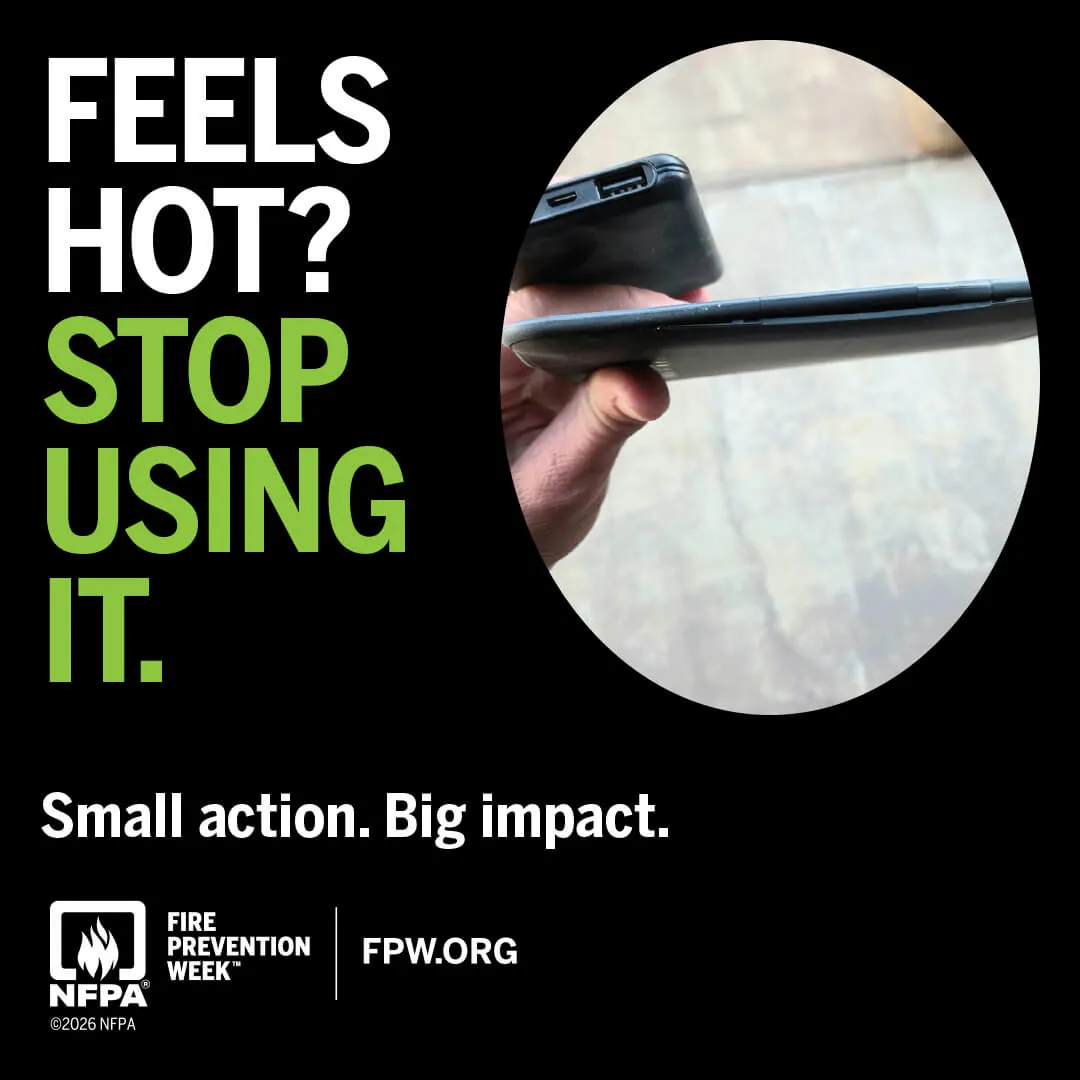 Feels hot? Stop using it.