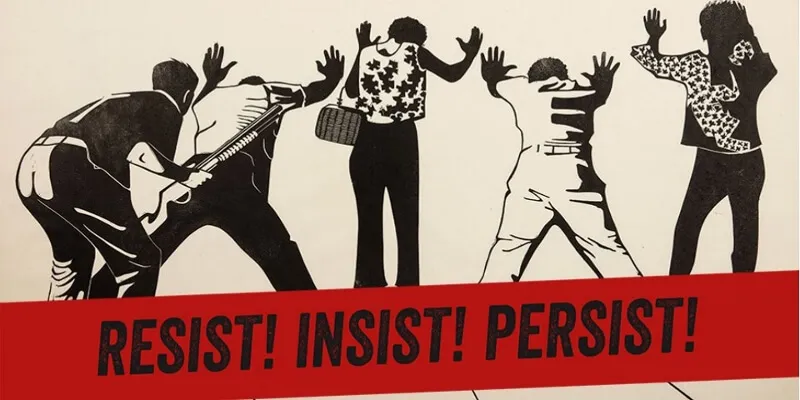 Resist, Insist, Persist Exhibit Cover