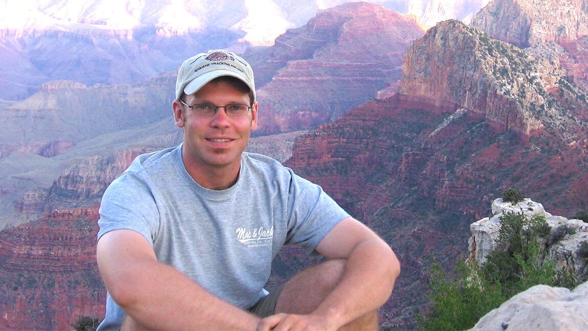 Mark Henderson at the Grand Canyon