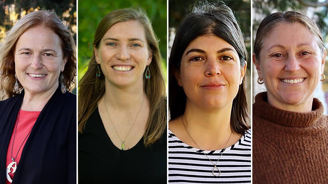 The Community Development and Applied Economics Department Support Staff who received the CALS Excellence in Staff Teamwork Award (left to right): Carolyn Claxton, Kerry Daigle, Jacqueline Drouin, Julie Starr