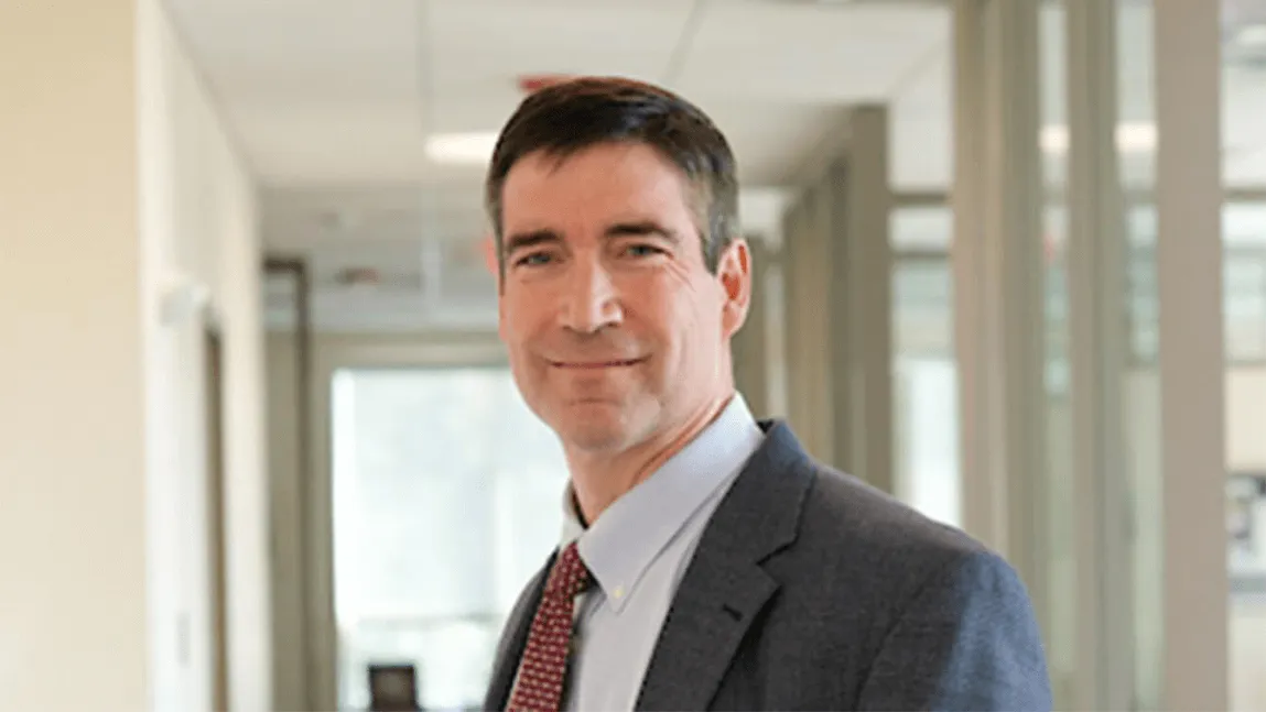 headshot of Stephen Leffler, M.D.’90, president and COO of the UVM Medical Center and professor of emergency medicine at the Larner College of Medicine
