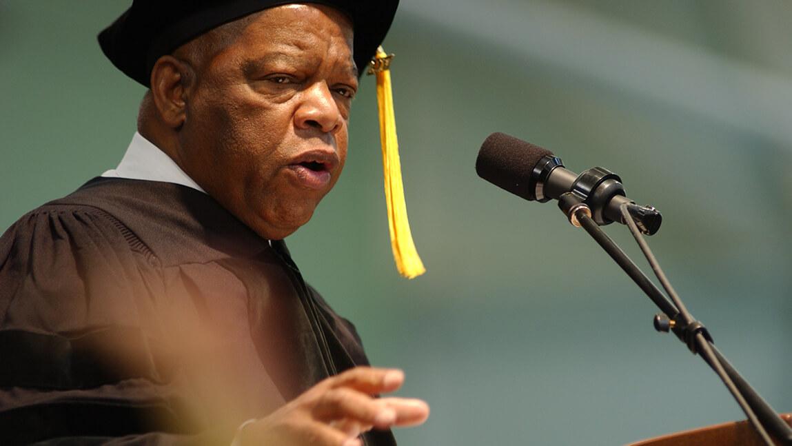 John Lewis previous honorary degree recipient