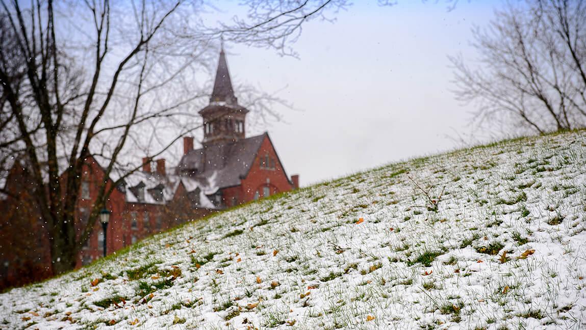 winter campus