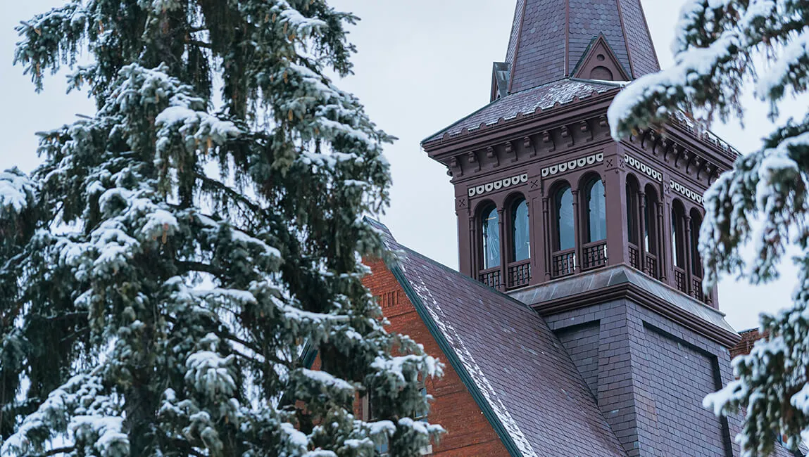 winter campus