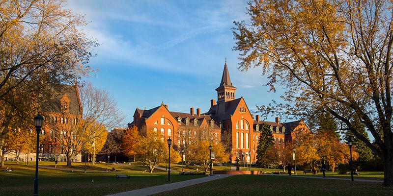 UVM Campus in fall