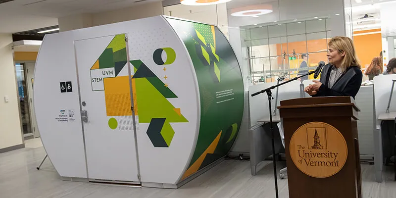 Lactation pod in UVM's STEM Complex
