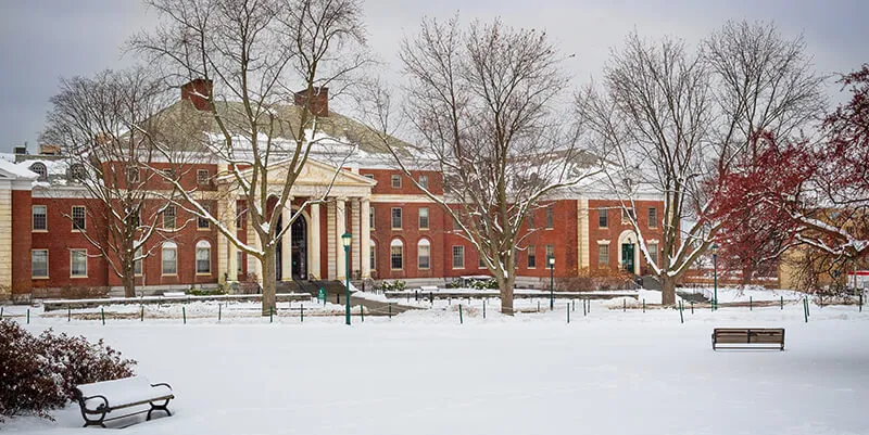 Waterman Building in winter