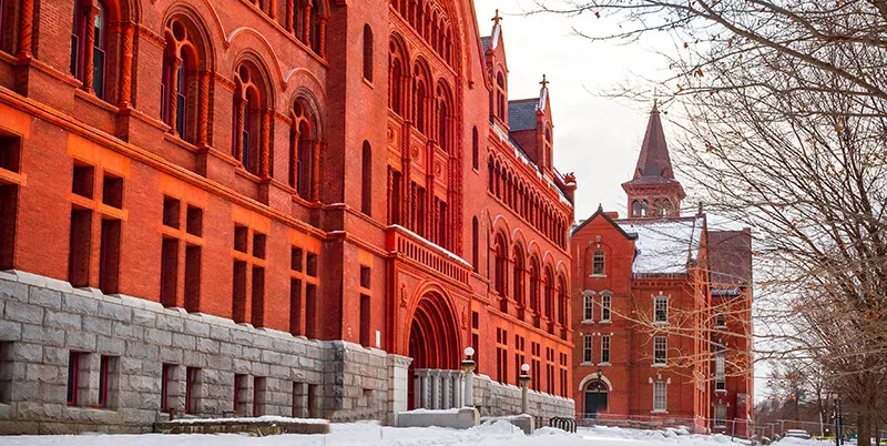 Campus Building in winter