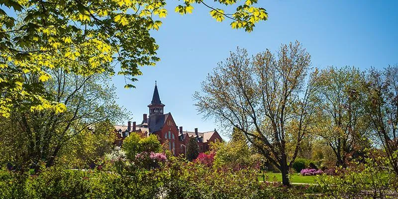 UVM Campus in spring